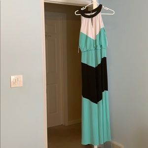 Flowy Multi Colored Maxi Dress